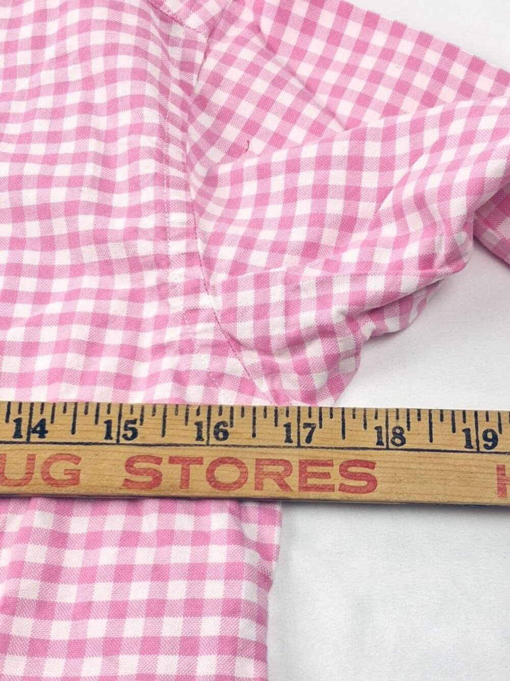 NWT Ralph Lauren Pink White Classic Gingham Cotton Poplin Boys Size M (10-12) - Picture 5 of 11